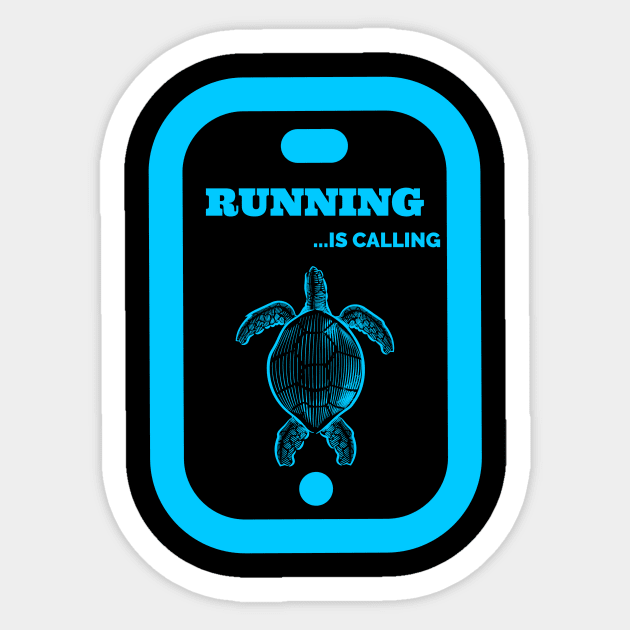 Run means run no matter what. Sticker by MoodsFree